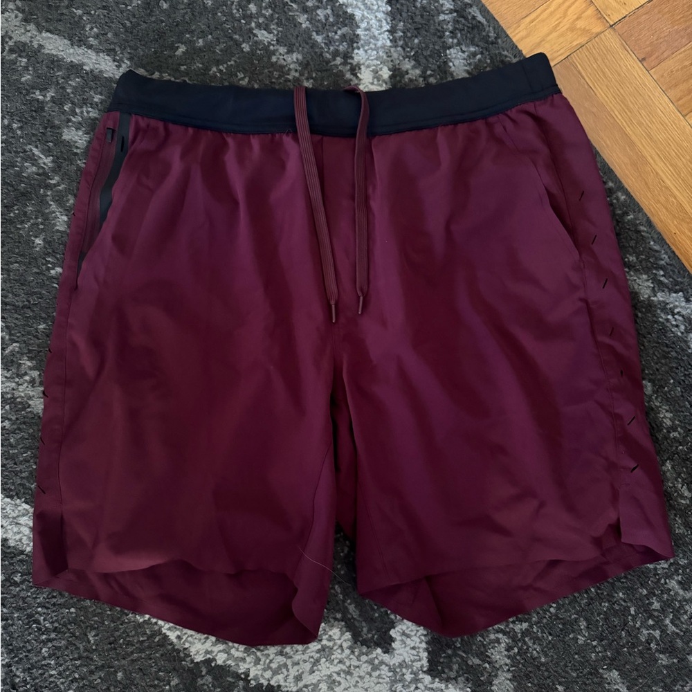 Ten Thousand Burgundy Athletic Shorts